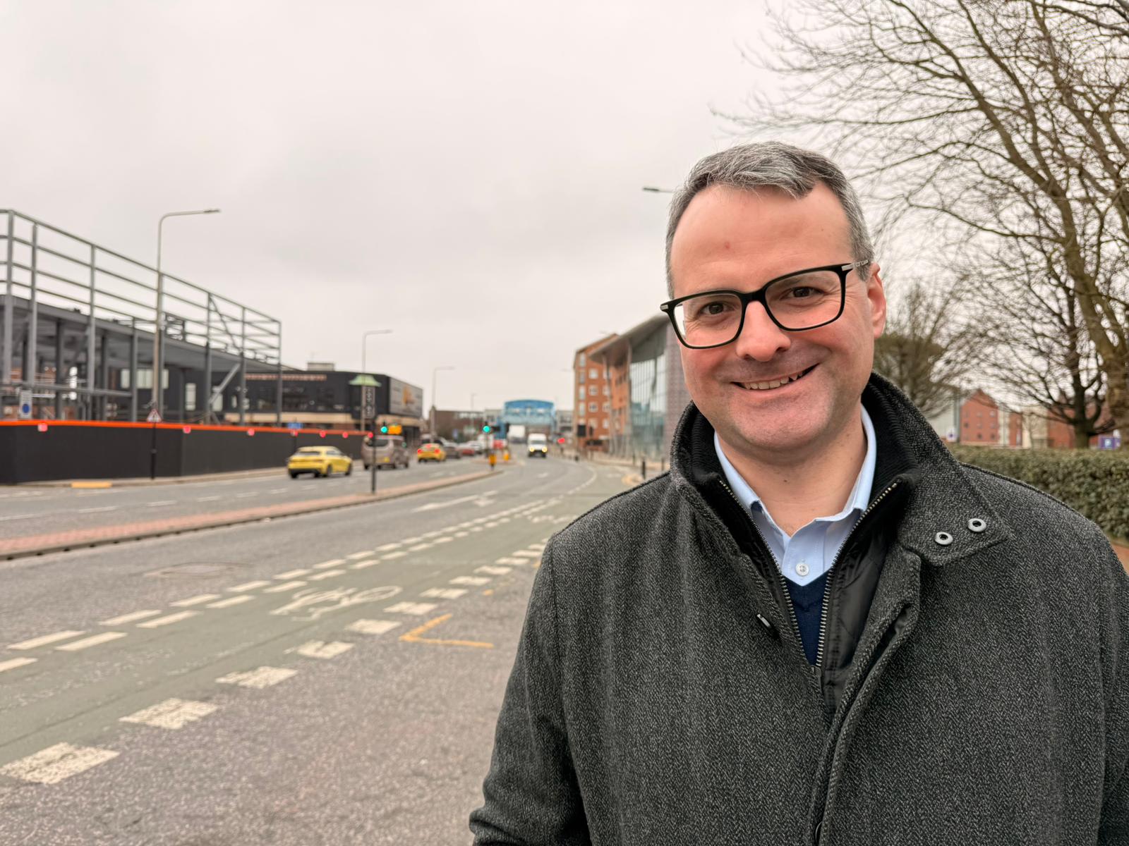 Councillor Mark Ieronimo on Freetown Way