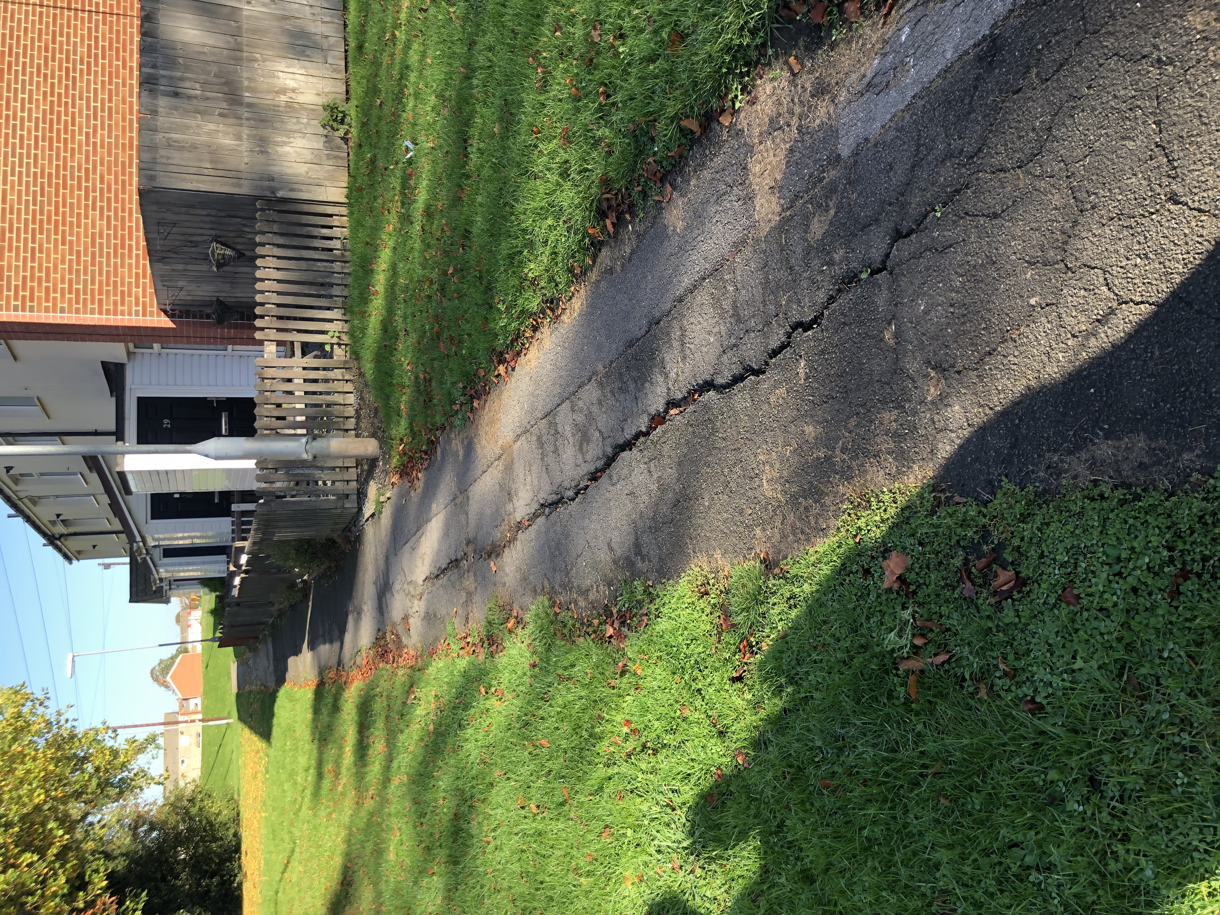 The current footpaths are deteriorated (Mulcourt).