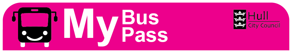 My Bus Pass portal banner