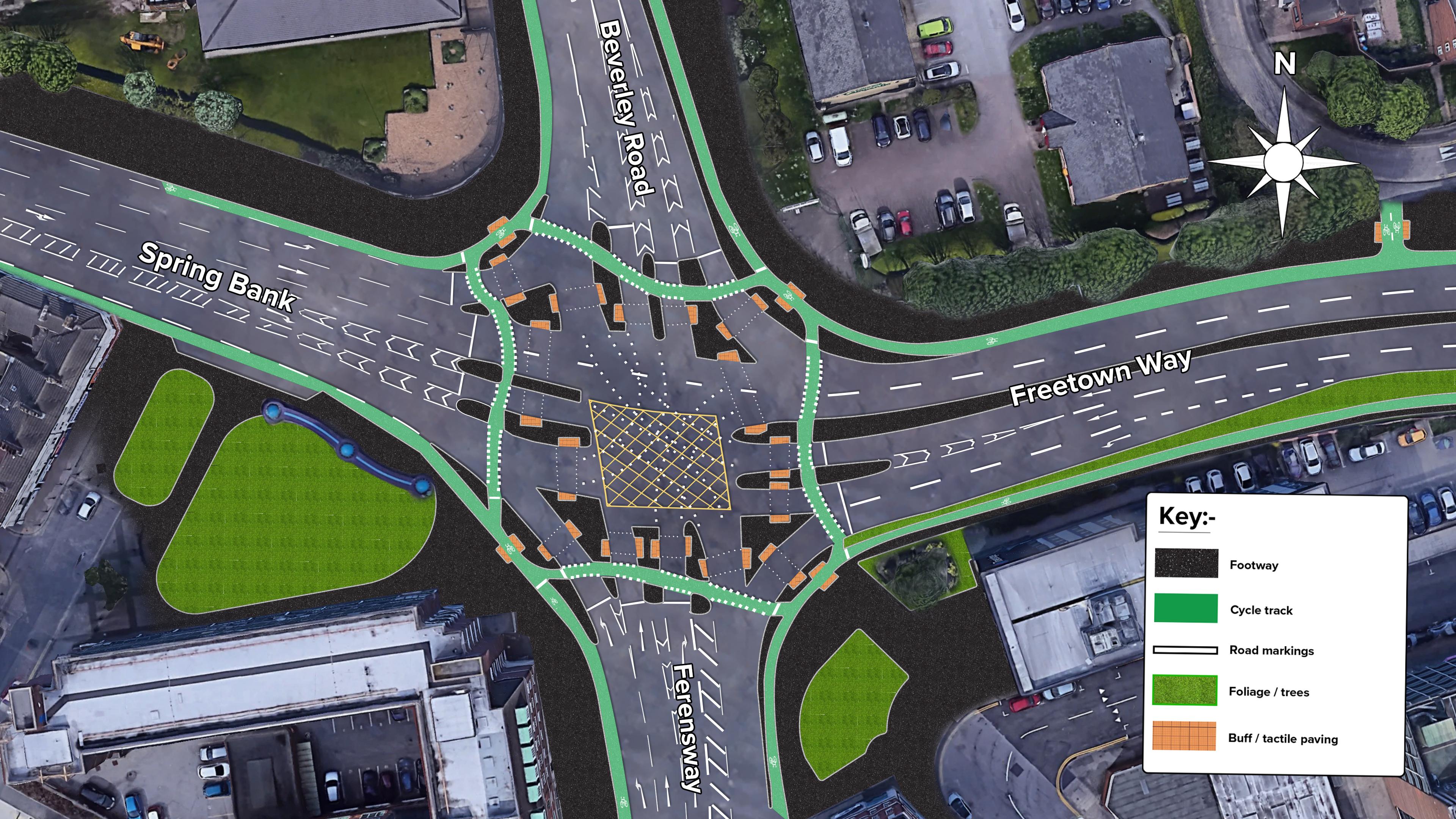 Blundell s corner cyclops junction